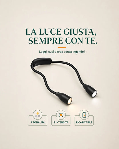 Lampada da Collo LED Ricaricabile